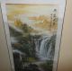 Large Chinese Hand Painting Scroll 59x22 