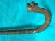 1700 ' S Antique Snake Head Shape Carved Iron Period Indian Waking Stick India photo 2