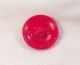 Vintage Red Glass Button Herringbone Design Czech A Beauty For Dress Or Jacket Buttons photo 3