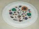 An Attractive Plate White Marble Inlay Handicraft India photo 5