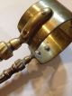 Primitive Coal Stove Tongs Antique Brass,  Gold Metal & Ironwork Primitives photo 6
