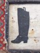 Antique Wooden Hand Painted Cobbler Sign Boots And Shoes Repaired Primitives photo 6