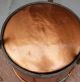 Antique Huge Copper Cauldron Forged Iron Stand Refinished Late 1800s Hearth Ware photo 4