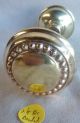 Door Knobs Pair Antique Victorian Eastlake Beaded Pattern 2 1/4 