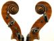 Wonderful Antique German Violin By Louis Lowendall,  Dresden,  1886, String photo 3