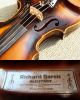Fine Antique Czech Violin By Richard Gareis,  Bleistadt.  Full & Healthy Tone String photo 6