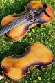 Fine Antique Czech Violin By Richard Gareis,  Bleistadt.  Full & Healthy Tone String photo 8