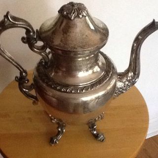 Vintage Silver Plated Coffee Urn photo