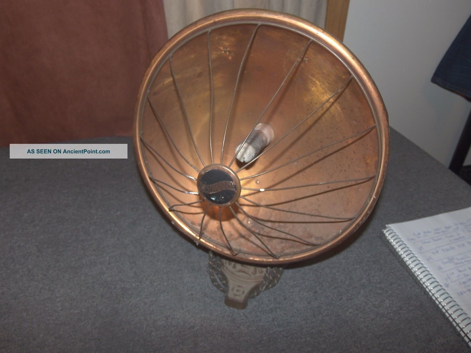 Vintage Westinghouse Cozy Glow Heater Copper Disk Iron Base 1920 ' S Decorative Other photo
