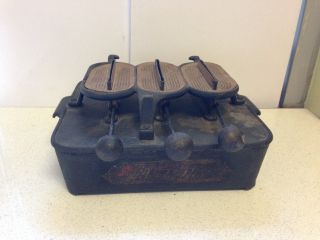 Antique Cast Iron Wick Style Heater photo