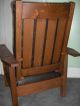 Mission Morris Chair Flat Arm Early Gus Style 1900-1950 photo 6