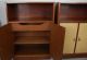 Parchment Art Deco Walnut Cabinets With Solid Brass Pulls Art Deco photo 2