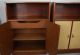 Parchment Art Deco Walnut Cabinets With Solid Brass Pulls Art Deco photo 2