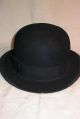 Black,  Bowlers/ Derby Hat; Beleive 7 3/8,  Not Sure,  In Art Deco photo 4