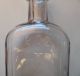 Old Philadelphia Oval Druggist Prescription Medicine Bottle Vtg Half Pint Glass Bottles & Jars photo 1
