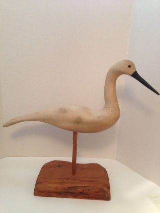 Primitave Vintage Carved Wooden Bird Folk Art Country Americana - Decor photo