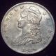 1835 Half Dollar Silver O - 105 Rare Strong Au Detailing Tone Some Luster The Americas photo 2
