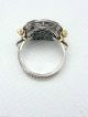 Ring Solid Gold K18 & Silver 925 Style Byzantine - Medieval Byzantine photo 1