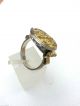 Ring Solid Gold K18 & Silver 925 Style Byzantine - Medieval Byzantine photo 2