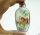 Chinese Hand Painted Inside Painting Crystal - Glass Snuff Bottles In Box 4 Items Snuff Bottles photo 2