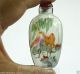 Chinese Hand Painted Inside Painting Crystal - Glass Snuff Bottles In Box 4 Items Snuff Bottles photo 5