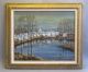 Large Jean Pierre Capron Oil Painting Dated 1969 French Mid - Century Mid-Century Modernism photo 1