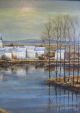Large Jean Pierre Capron Oil Painting Dated 1969 French Mid - Century Mid-Century Modernism photo 3