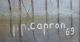 Large Jean Pierre Capron Oil Painting Dated 1969 French Mid - Century Mid-Century Modernism photo 8
