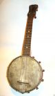 Antique Slingerland Maybell Banjo Ukulele With Birdseye Maple Chicago C.  1920 ' S String photo 2