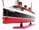 Ss Normandie French Ocean Liner Wooden Model Cruise Ship 32 
