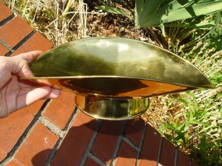 Antique Brass Scale Pan Great Decor Or Use 12 