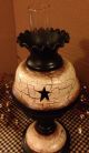 Primitive Lamp Crackle Country Farmhouse Decor Primitives photo 4