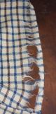 An Early And 19th C New England Large Homespun Wool Blanket Signed Rls Primitives photo 8
