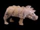 Han Dynasty Clay 3 Horn Rhinoceros Animal Tomb Burial Pottery Figure L Far Eastern photo 3
