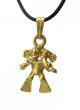Across The Puddle 24k Gp Costa Rica Diquis Warrior With Two Heads Pendant The Americas photo 1