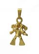 Across The Puddle 24k Gp Costa Rica Diquis Warrior With Two Heads Pendant The Americas photo 4