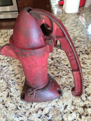 Antique Vintage Cast Iron Well Water Farm Pump,  Old But In Very Good Shape photo