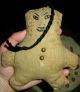 Antique 1800s Western Railroad Folk Art “chinaman” Pin Cushion & Sewing Bag Vafo Primitives photo 2