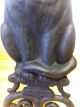 Very Rare Antique Estate Pair Cat Cast Iron Andirons,  New - Bags Primitives photo 2
