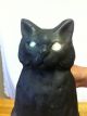 Very Rare Antique Estate Pair Cat Cast Iron Andirons,  New - Bags Primitives photo 5