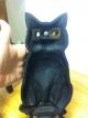 Very Rare Antique Estate Pair Cat Cast Iron Andirons,  New - Bags Primitives photo 7