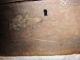 Early Antique Box With Keyhole And Unusual Shape.  Hinged Top. Primitives photo 1