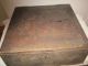 Early Antique Box With Keyhole And Unusual Shape.  Hinged Top. Primitives photo 2