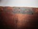 Early Antique Box With Keyhole And Unusual Shape.  Hinged Top. Primitives photo 5