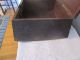Early Antique Box With Keyhole And Unusual Shape.  Hinged Top. Primitives photo 7