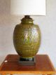 Extra Large Mid Century Modern Multicolor Glazed Ceramic Lamp,  Raymor Bitossi Era Mid-Century Modernism photo 3