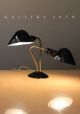 Mid Century Black Articulating Task Lamp O.  C.  White Eames Modern Vtg Industrial Mid-Century Modernism photo 1