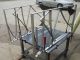 Vtg Modernist Archeitectural Salvage 4 Tiki Martini Bar Art Stainless Rail Fence Mid-Century Modernism photo 11