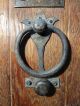Antique 1800 ' S Rustic Door With Brass Hand - Forged Hardware (speakeasy Doors photo 3
