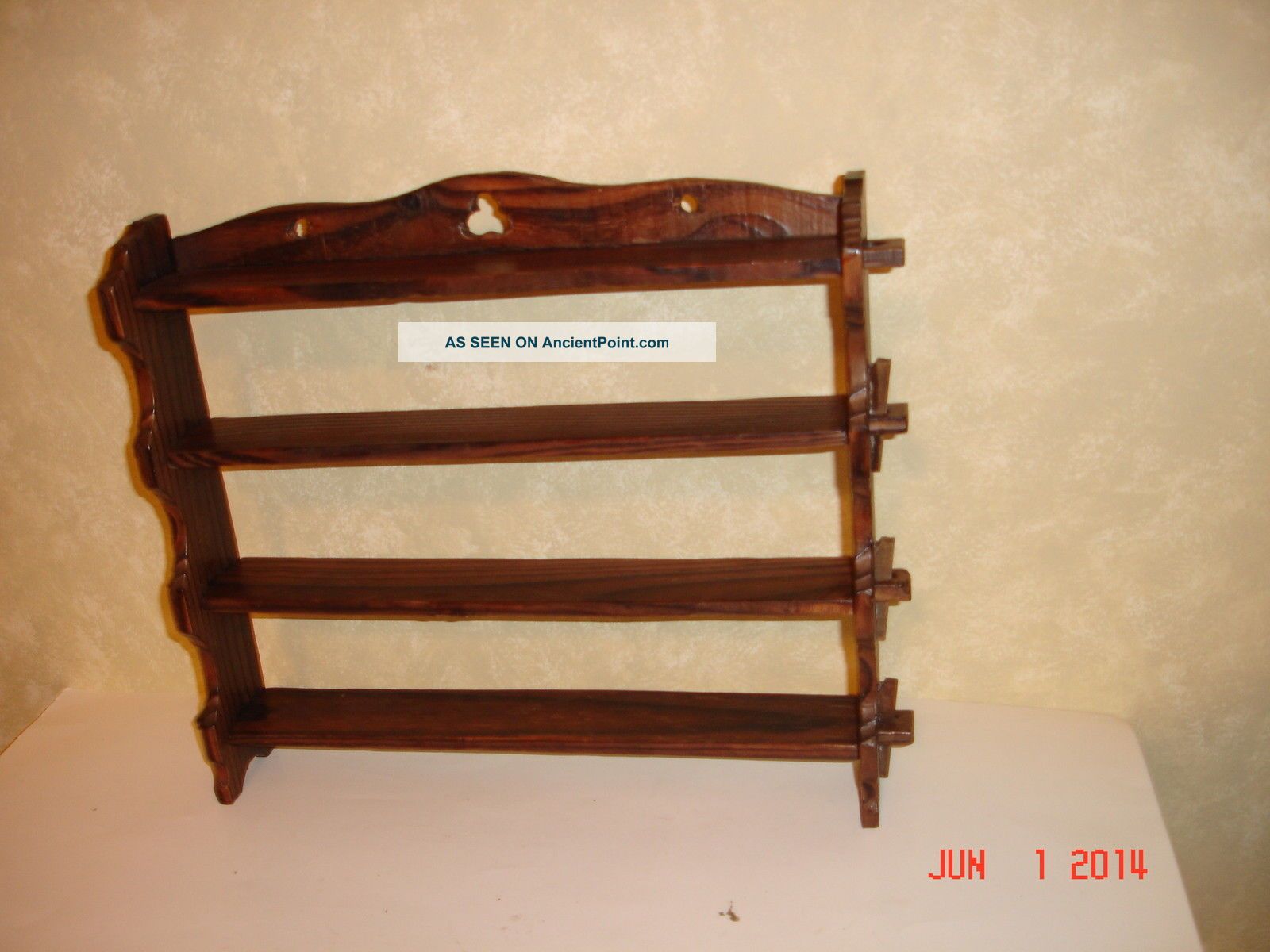 Vintage Primitive Wall Hanging Shelf Primitives photo